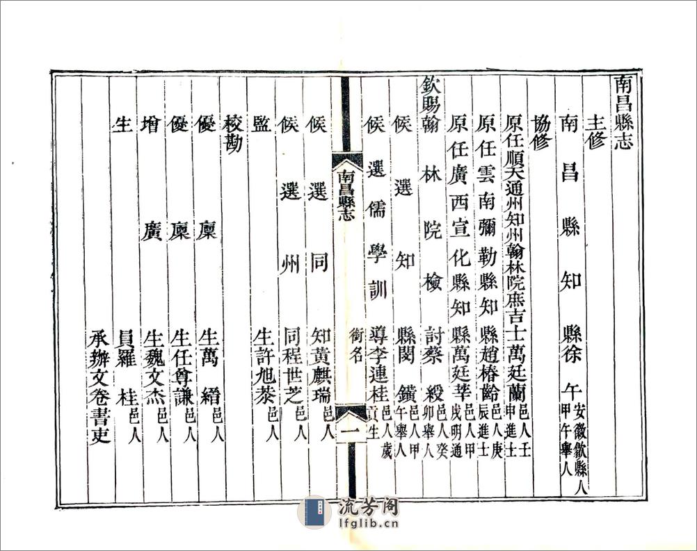 南昌县志（乾隆59年） - 第4页预览图