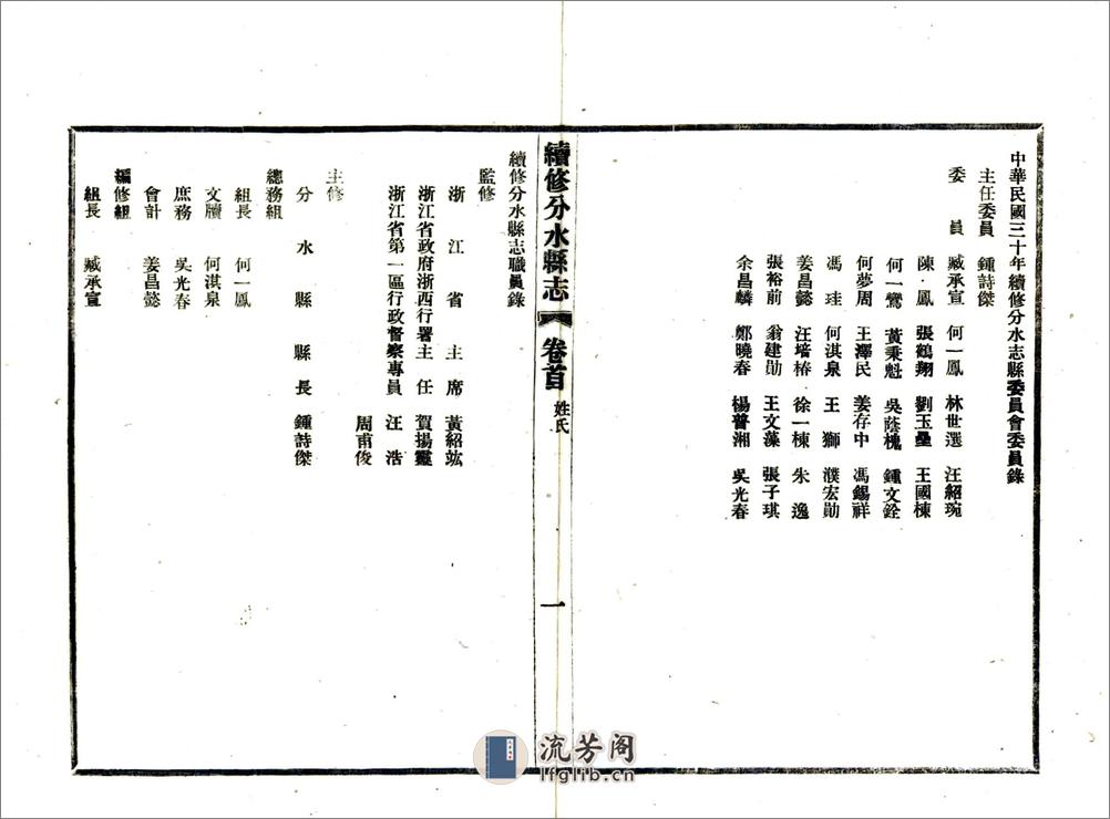 民国分水县志（民国） - 第13页预览图