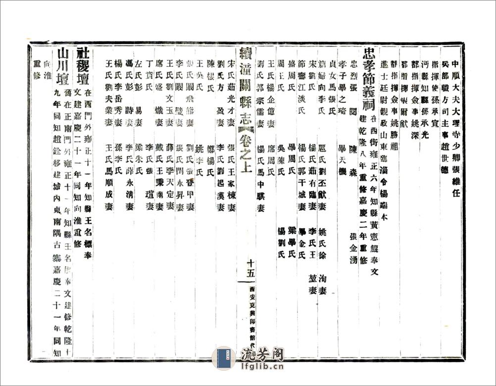 续潼关县志（嘉庆民国铅印本） - 第19页预览图