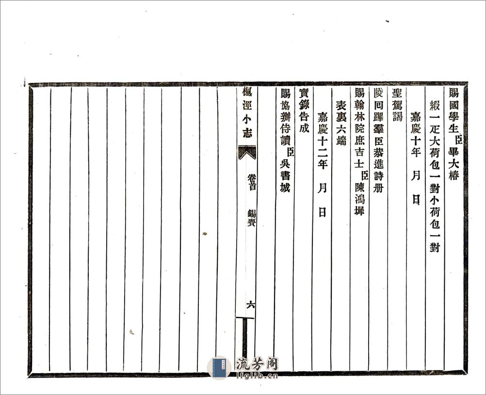 重辑枫泾小志（光绪） - 第20页预览图