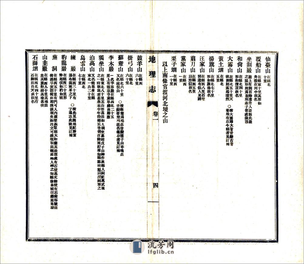 罗田县志（嘉靖） - 第15页预览图