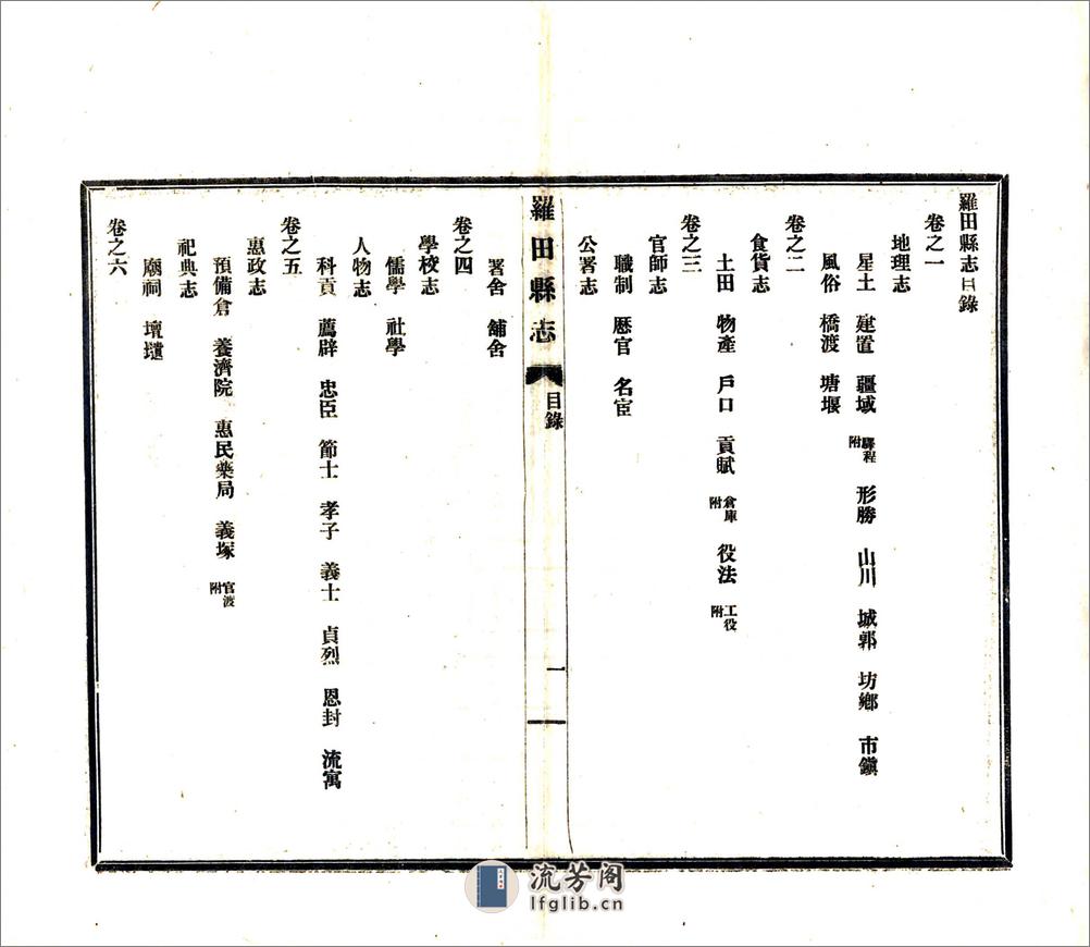 罗田县志（嘉靖） - 第8页预览图