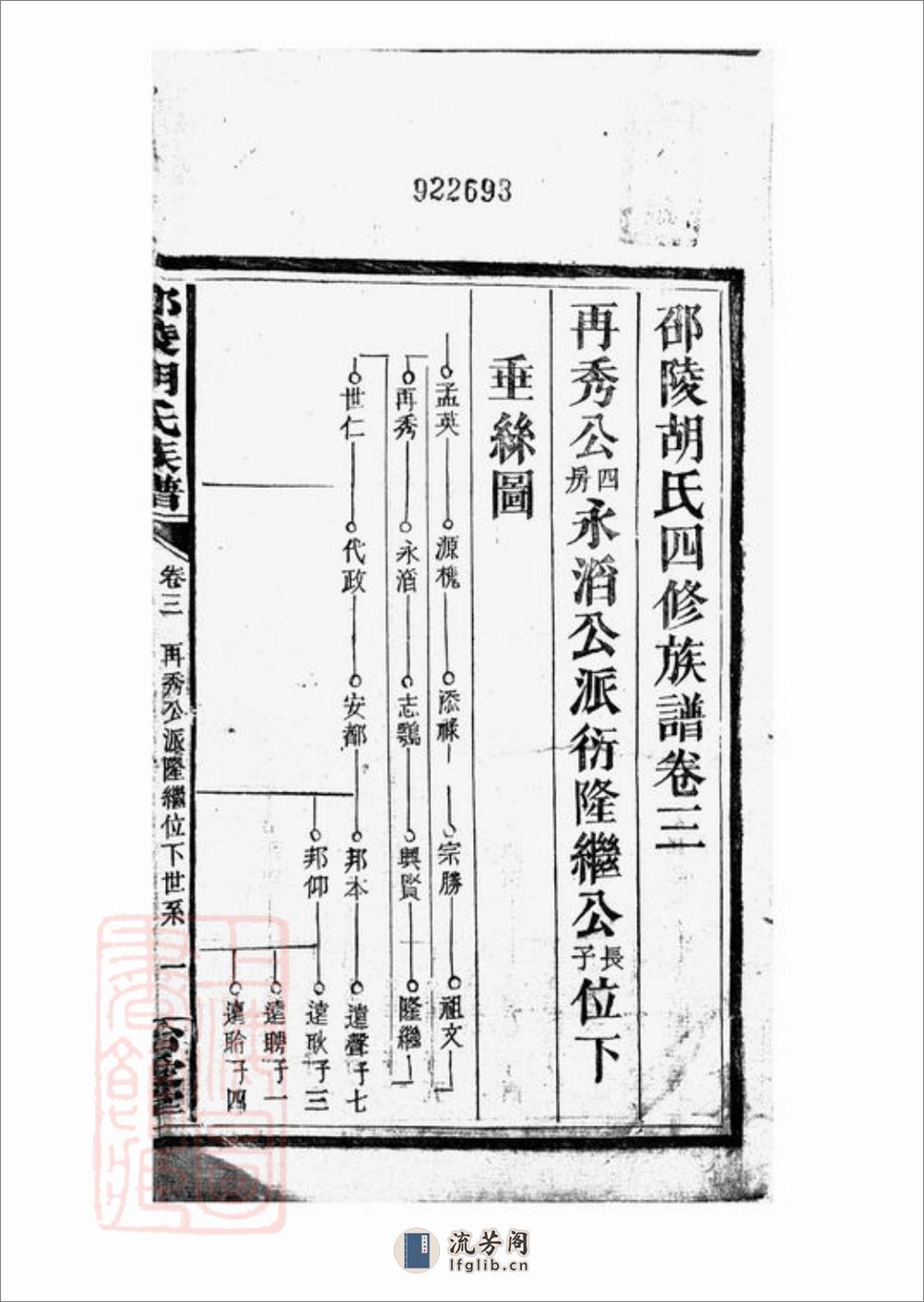 邵陵胡氏四修族谱：十三卷，首三卷，末一卷 - 第2页预览图