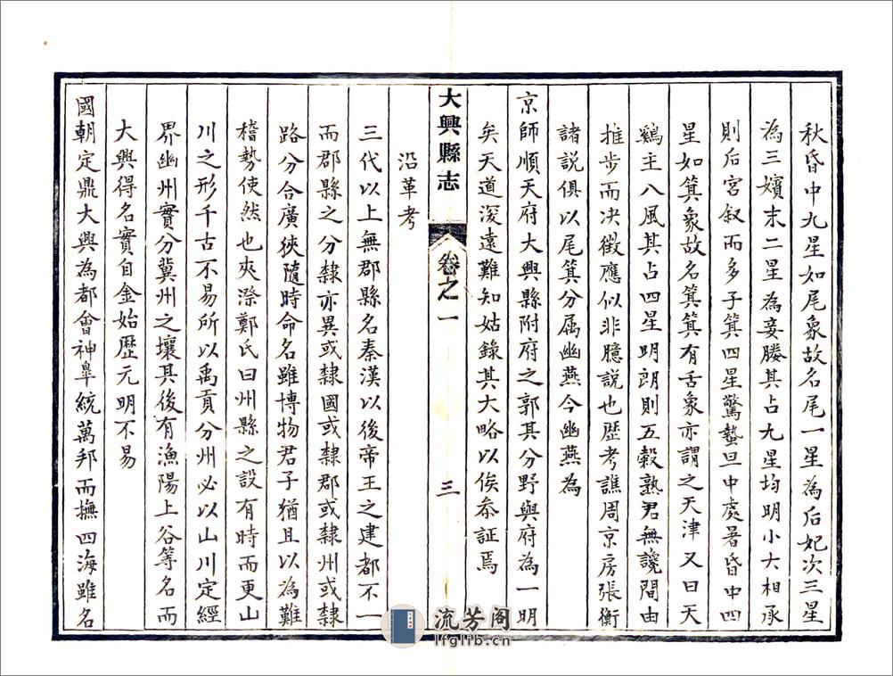 大兴县志（康熙） - 第10页预览图