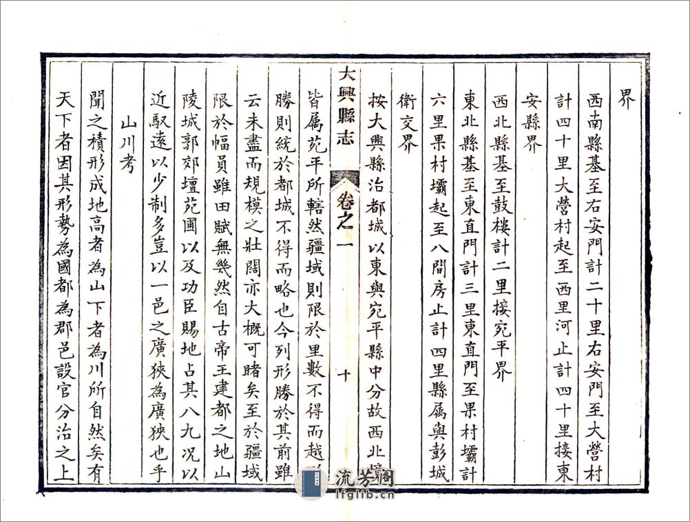 大兴县志（康熙） - 第17页预览图