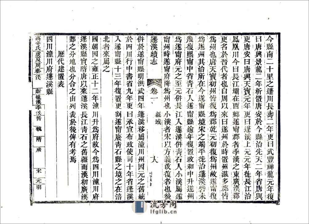 蓬溪县续志（光绪） - 第20页预览图