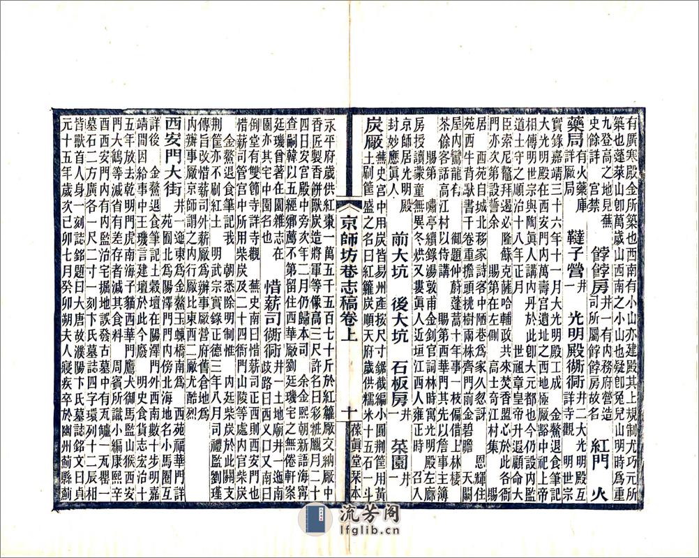 京师坊巷志稿（光绪） - 第12页预览图