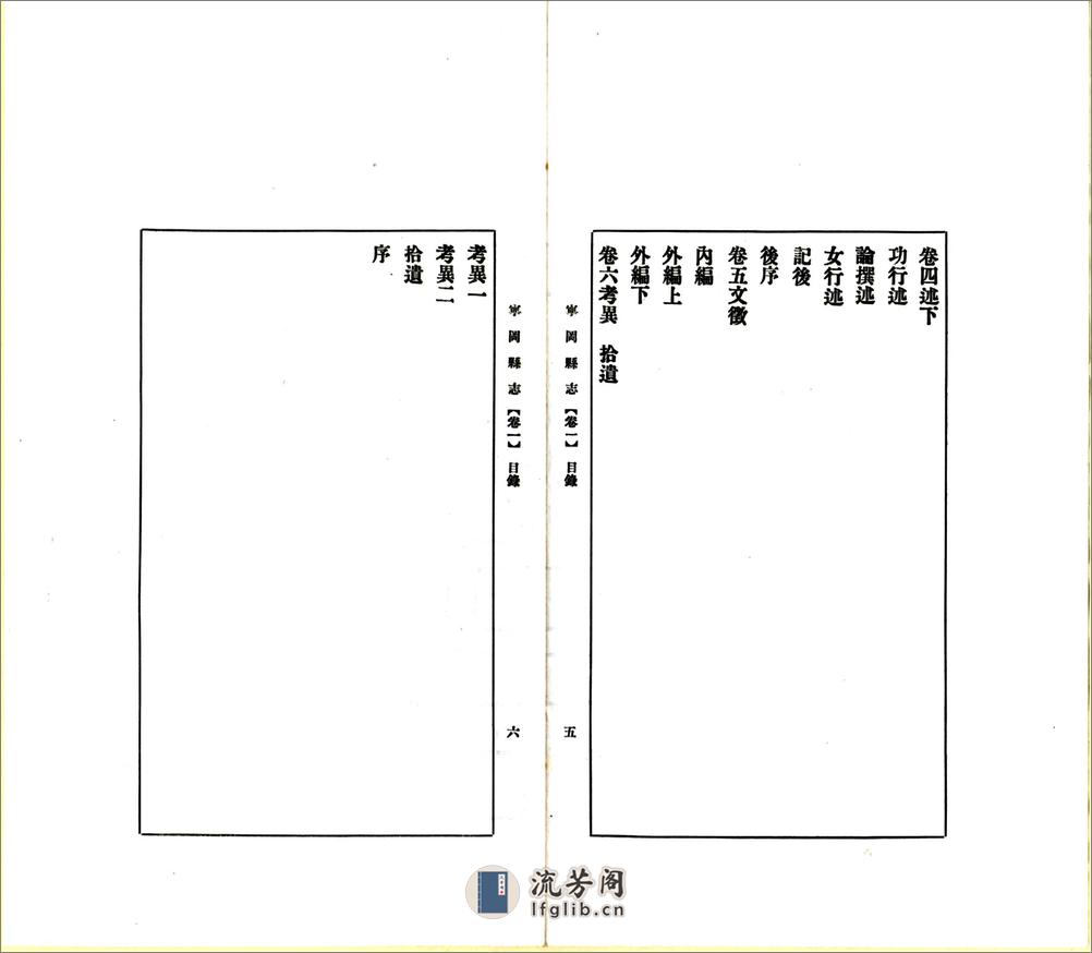 宁冈县志（民国） - 第7页预览图