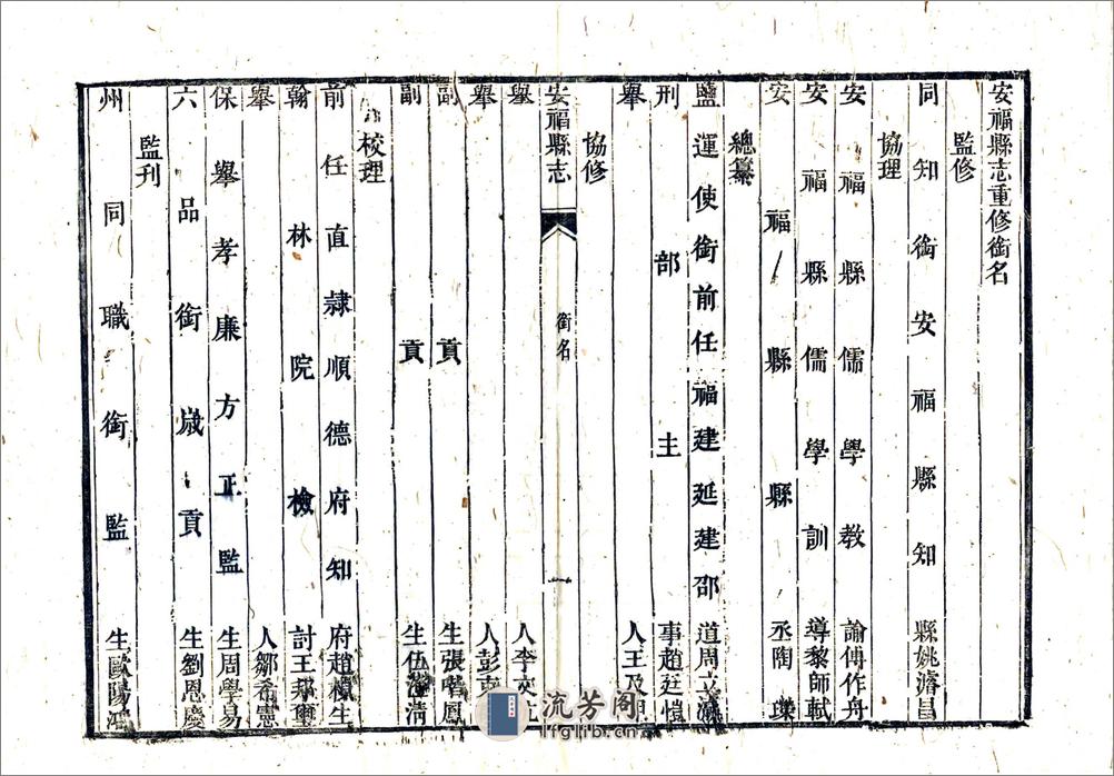 安福县志（同治） - 第16页预览图