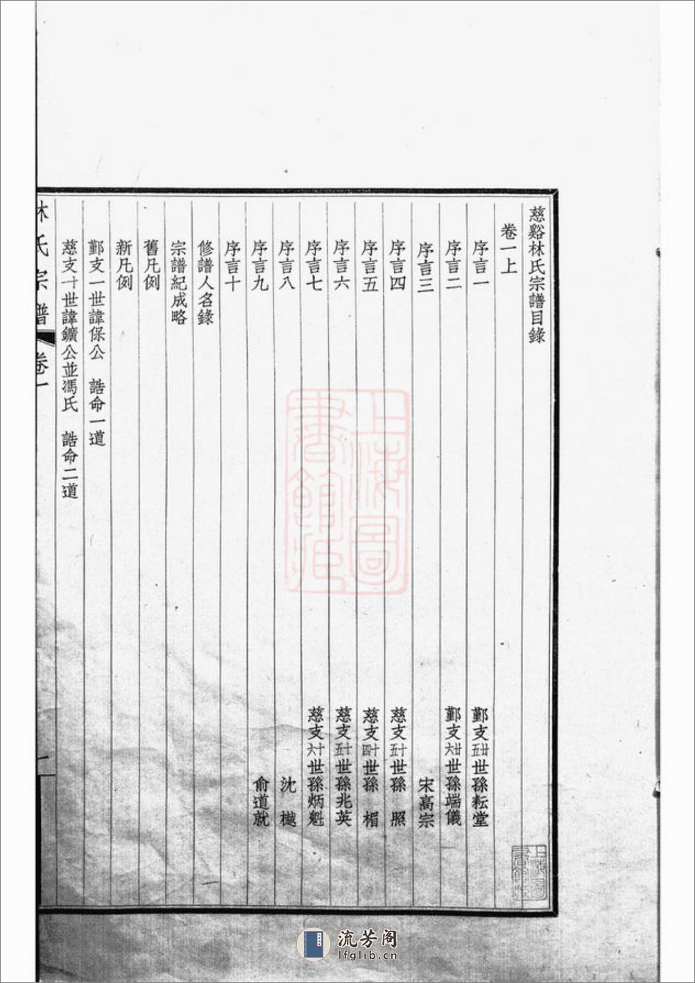 慈溪林氏宗谱：四卷 - 第2页预览图