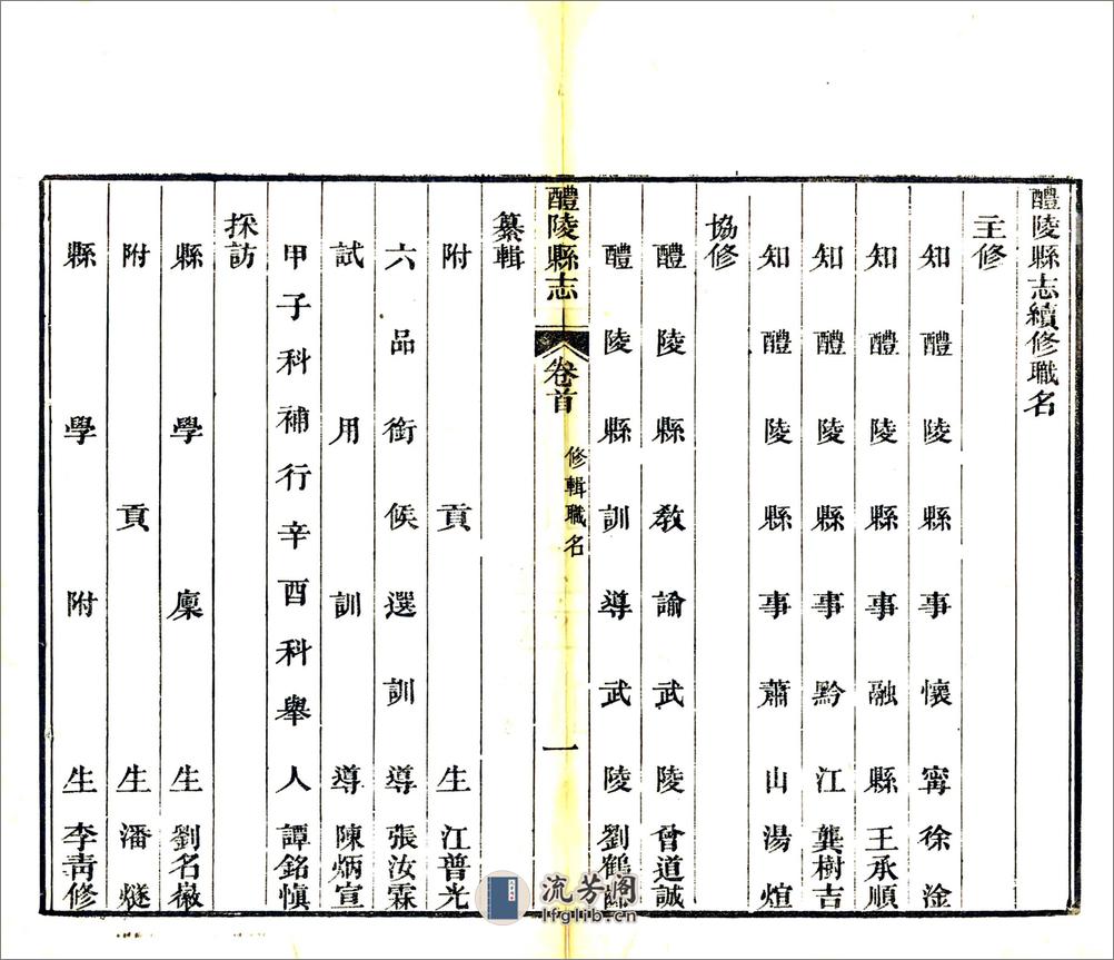 醴陵县志（同治） - 第18页预览图