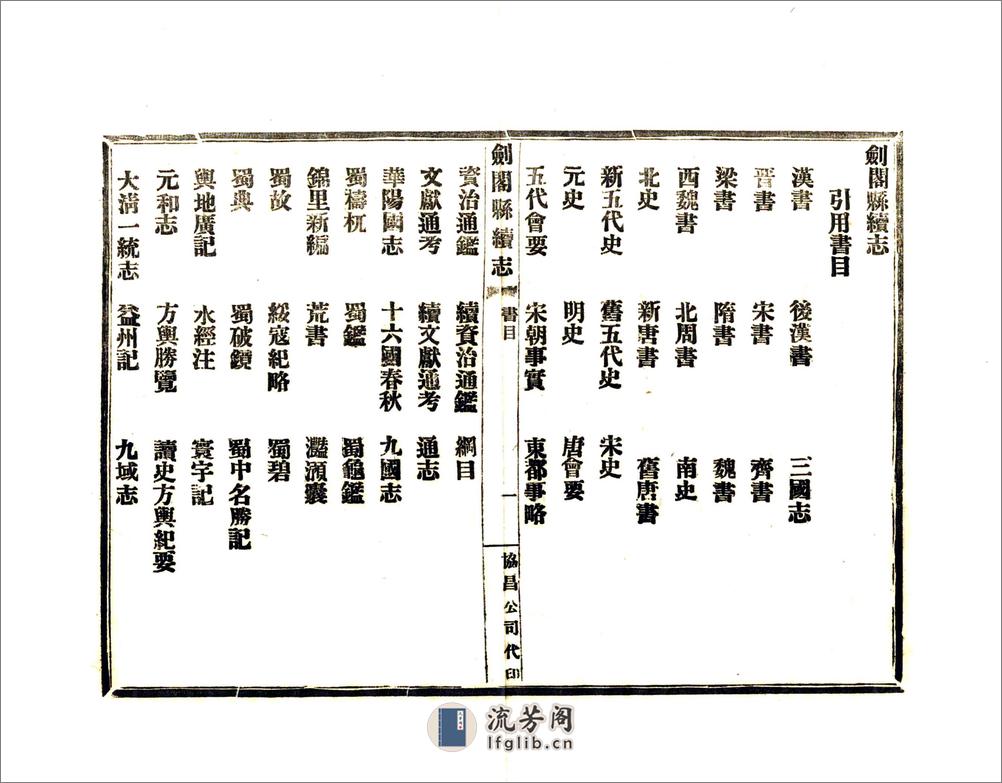 剑阁县续志（民国） - 第8页预览图