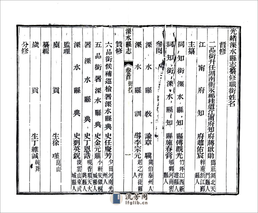 溧水县志（光绪） - 第11页预览图