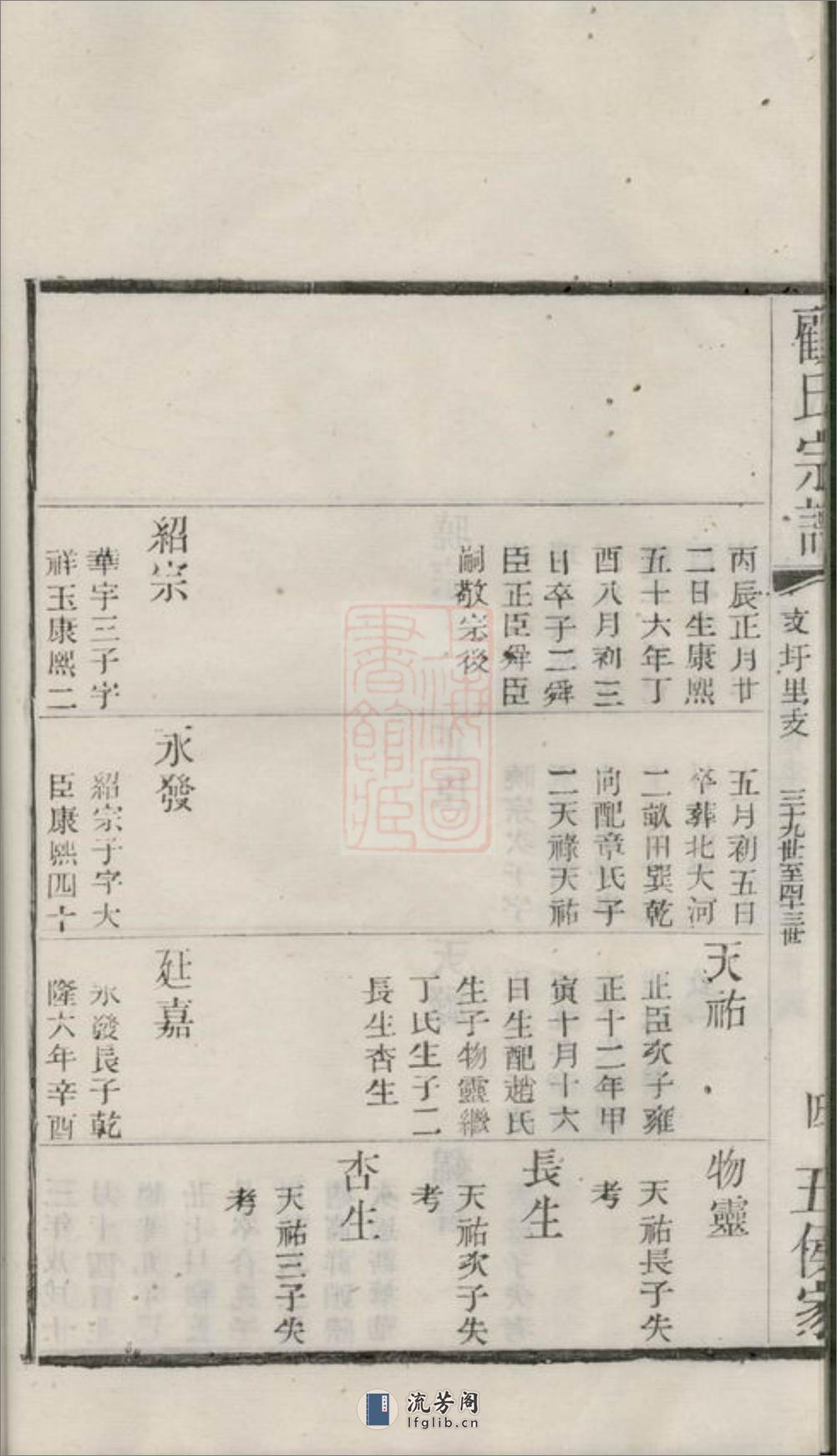 顾氏重修宗谱：[江阴] - 第19页预览图