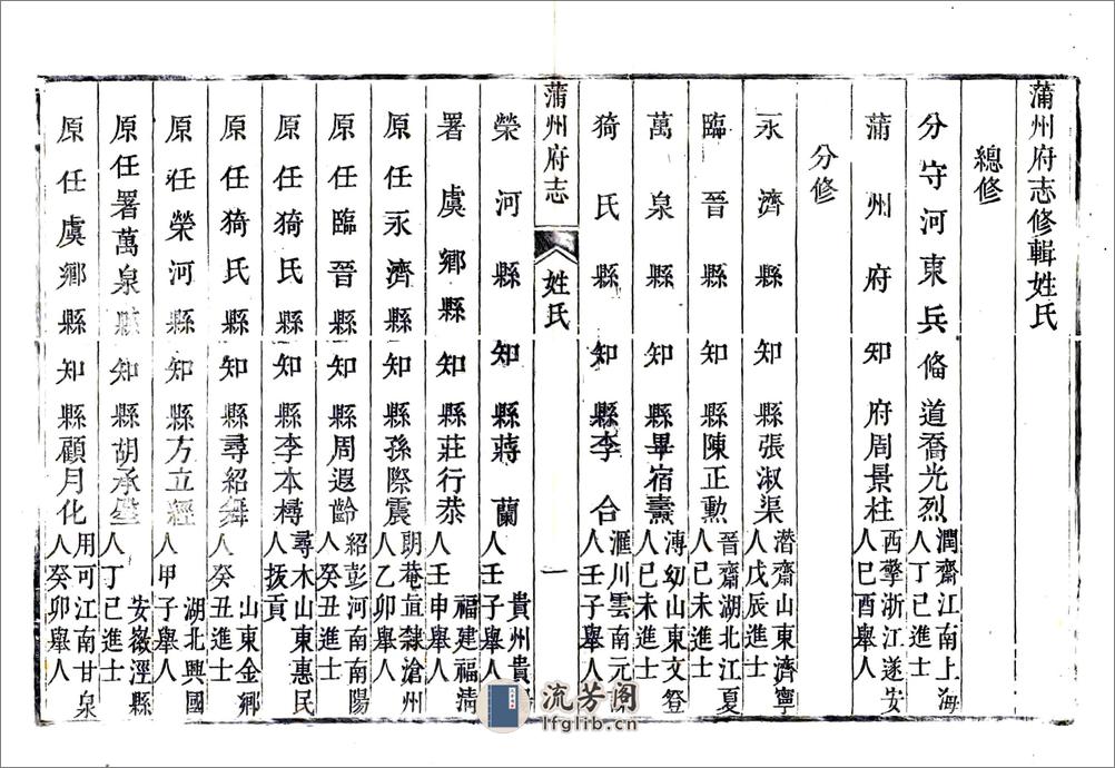 蒲州府志（乾隆光绪补版重印本） - 第15页预览图