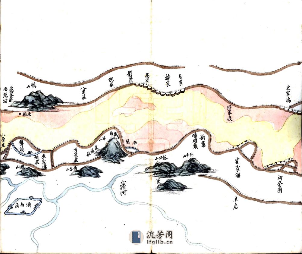 山东境内全河形势详细图说（清） - 第11页预览图