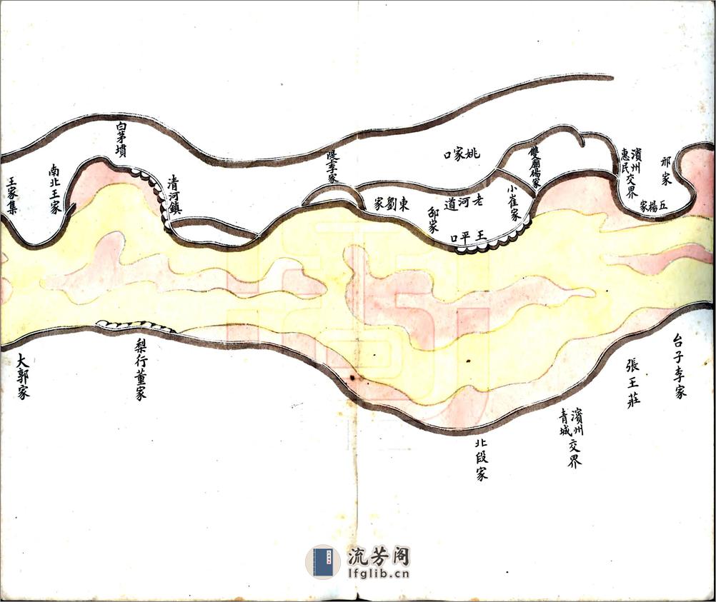 山东境内全河形势详细图说（清） - 第7页预览图