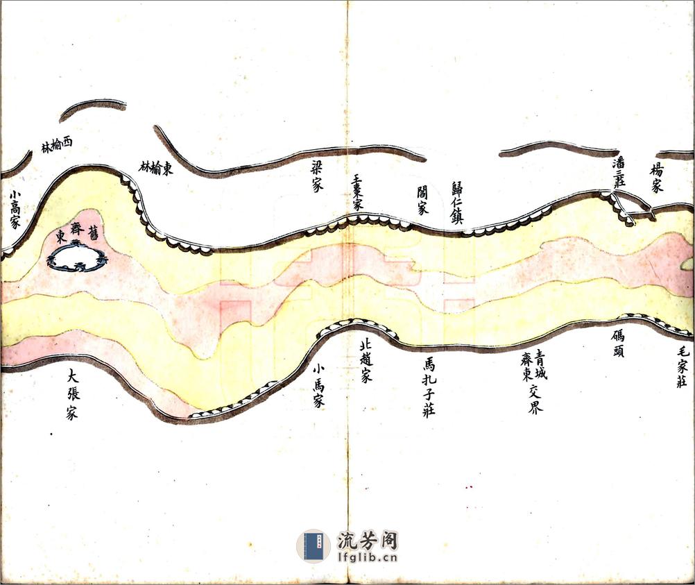 山东境内全河形势详细图说（清） - 第8页预览图