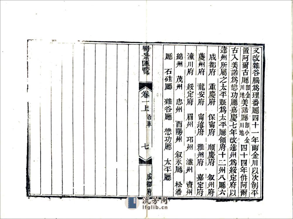 蜀景汇览（光绪） - 第12页预览图