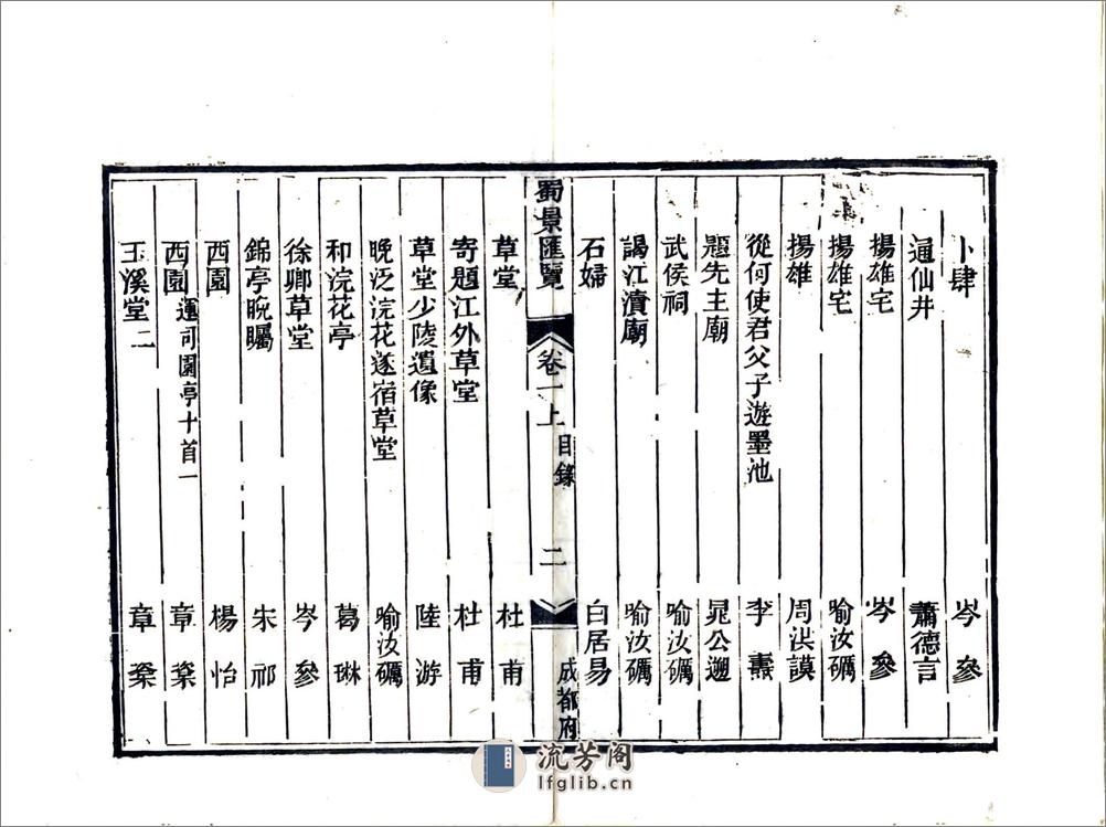 蜀景汇览（光绪） - 第16页预览图