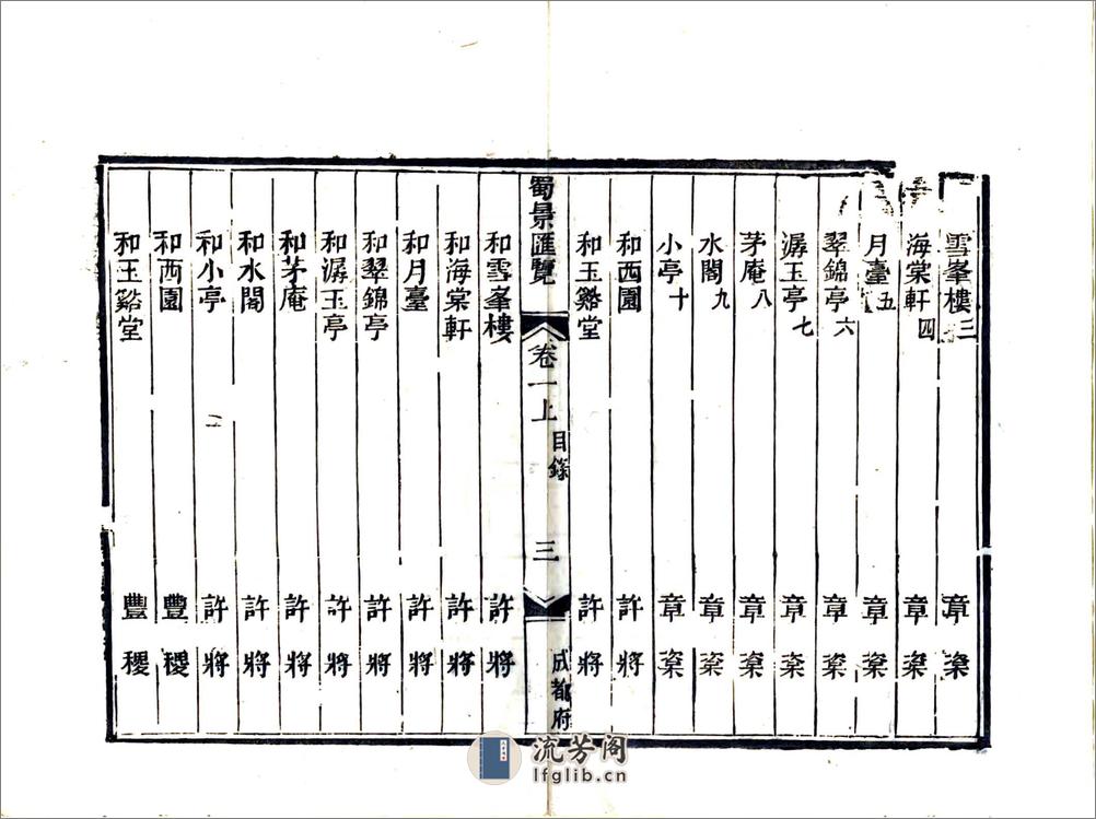 蜀景汇览（光绪） - 第17页预览图