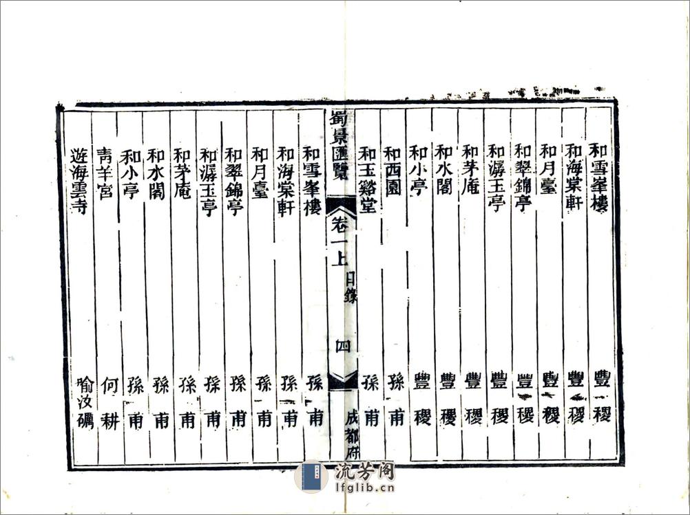 蜀景汇览（光绪） - 第18页预览图