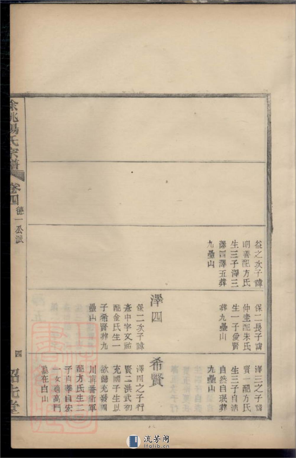 馀姚杨氏宗谱：十卷，首一卷 - 第9页预览图