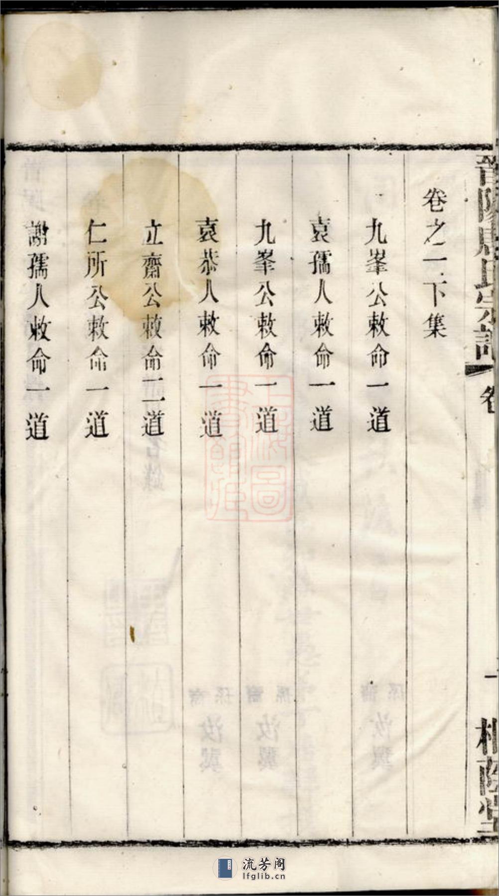 晋阳唐氏宗谱：二十一卷：[无锡] - 第14页预览图