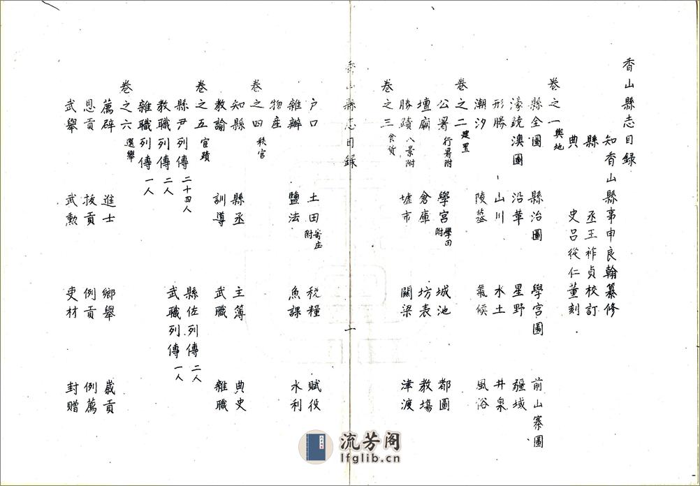 香山县志（康熙民国油印本） - 第3页预览图