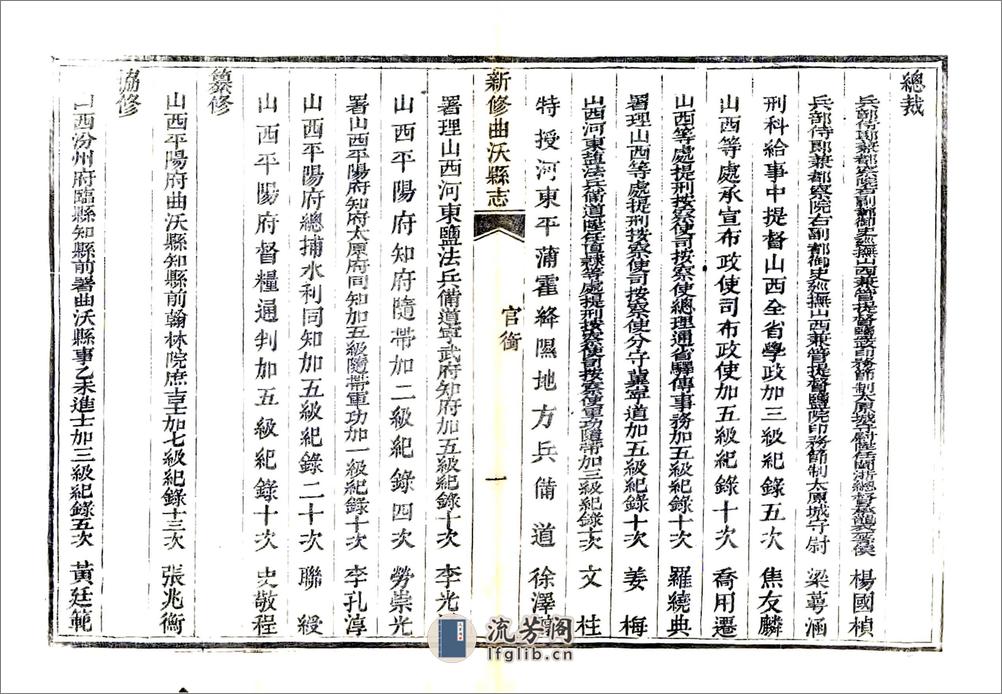 新修曲沃县志（道光） - 第16页预览图