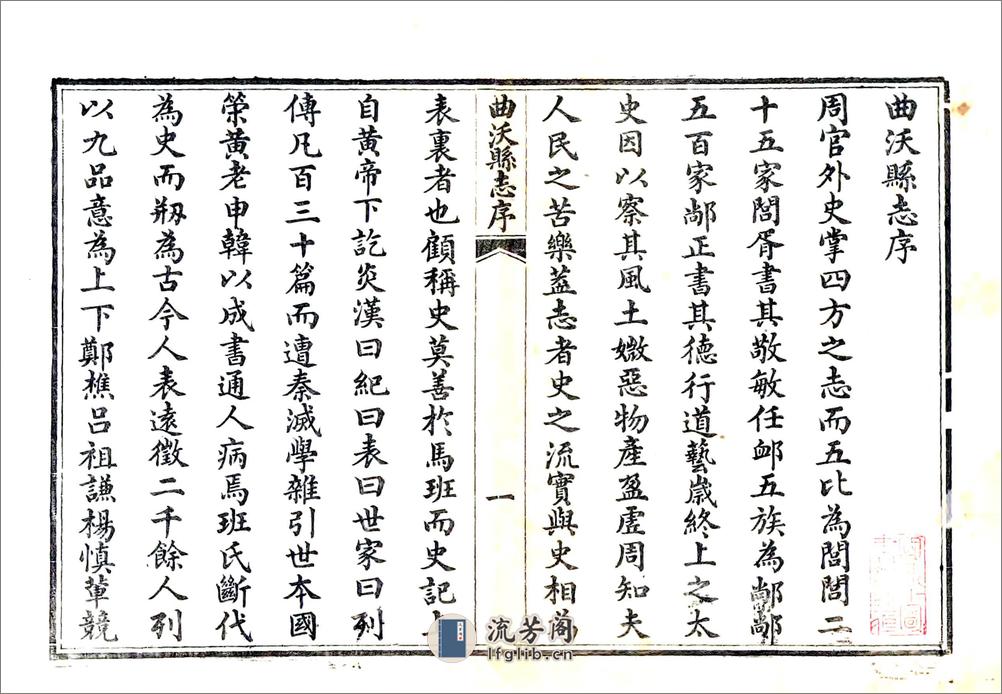 新修曲沃县志（道光） - 第2页预览图