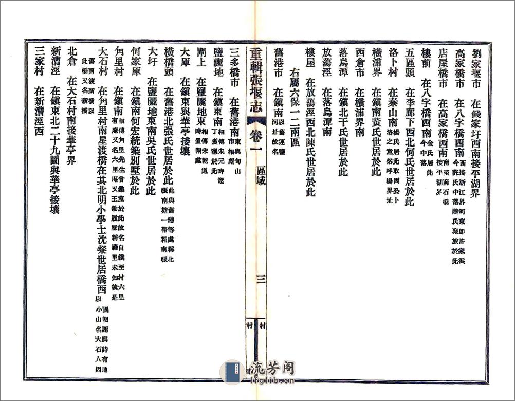 重辑张堰志（民国） - 第14页预览图