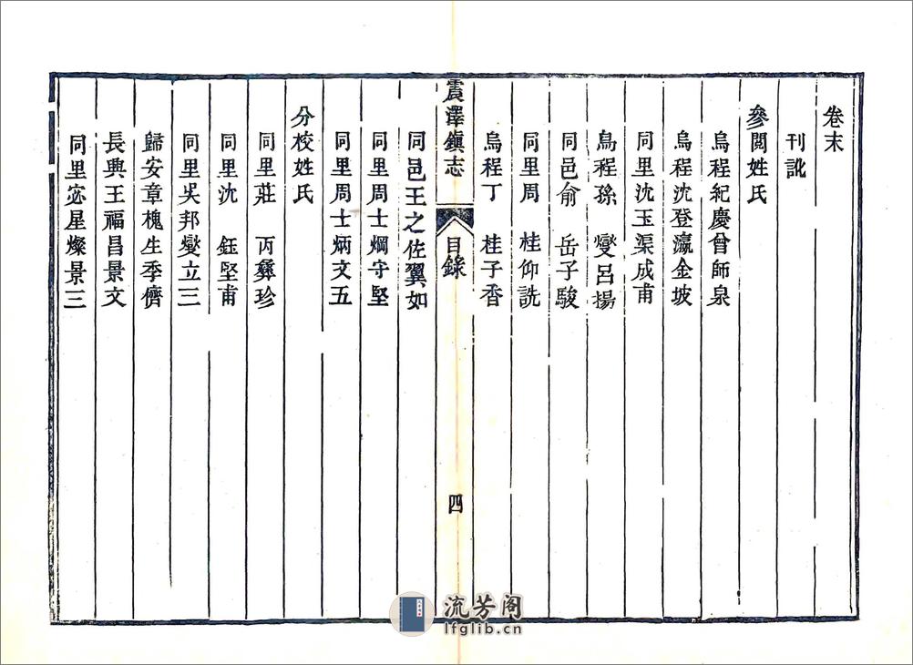 震泽镇志（道光） - 第11页预览图