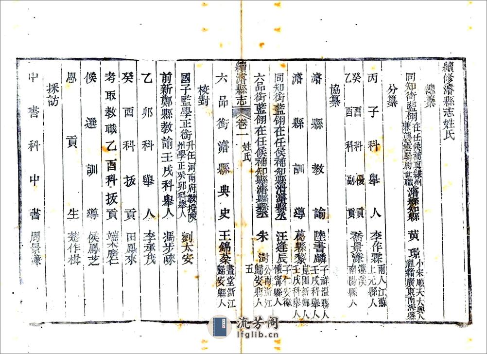 续浚县志（光绪） - 第6页预览图
