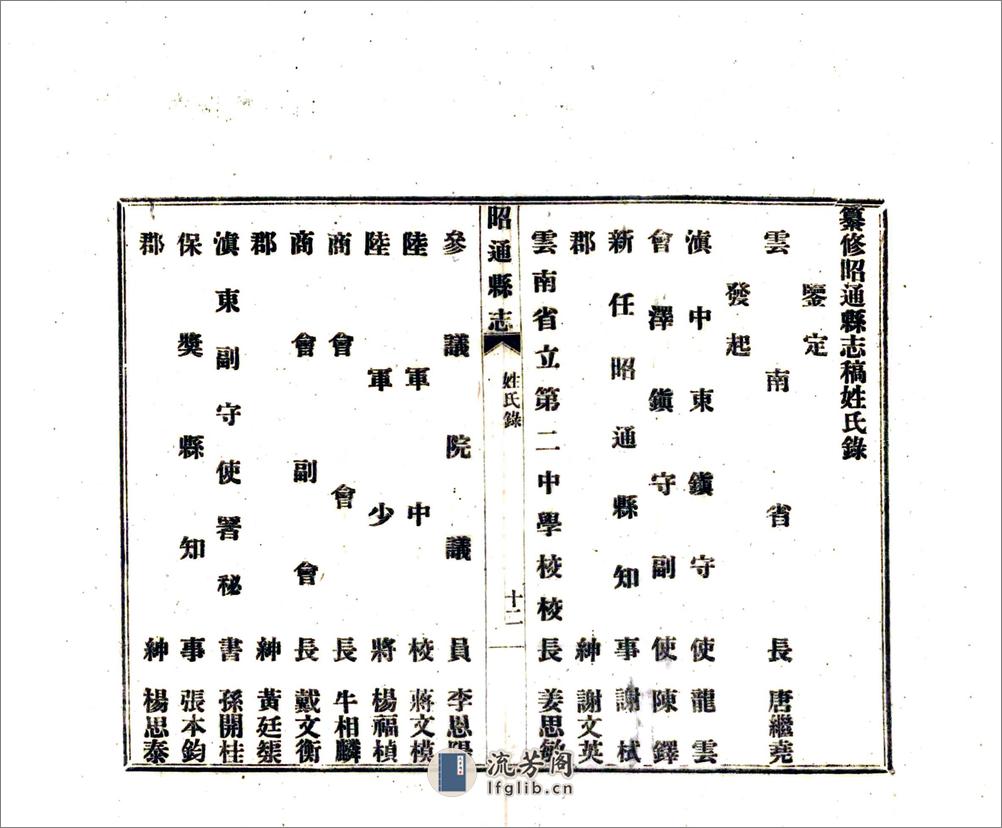 昭通志稿（民国） - 第13页预览图