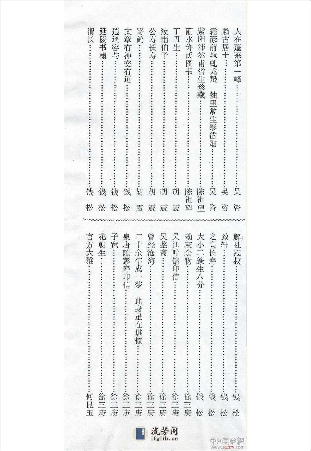 西泠印社藏近代篆刻名家印章选拓初集 - 第8页预览图