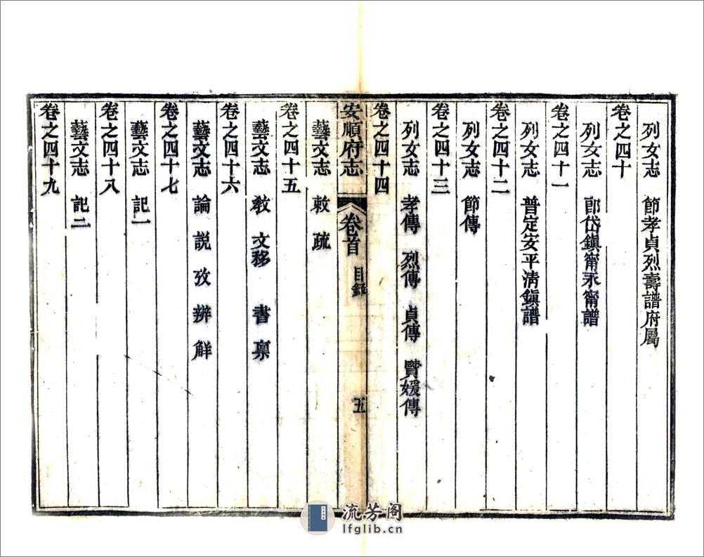 安顺府志（咸丰） - 第18页预览图