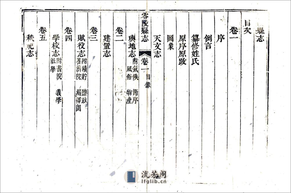 零陵县志（嘉庆） - 第17页预览图