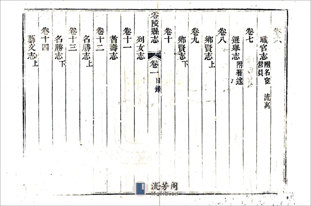 零陵县志（嘉庆） - 第18页预览图