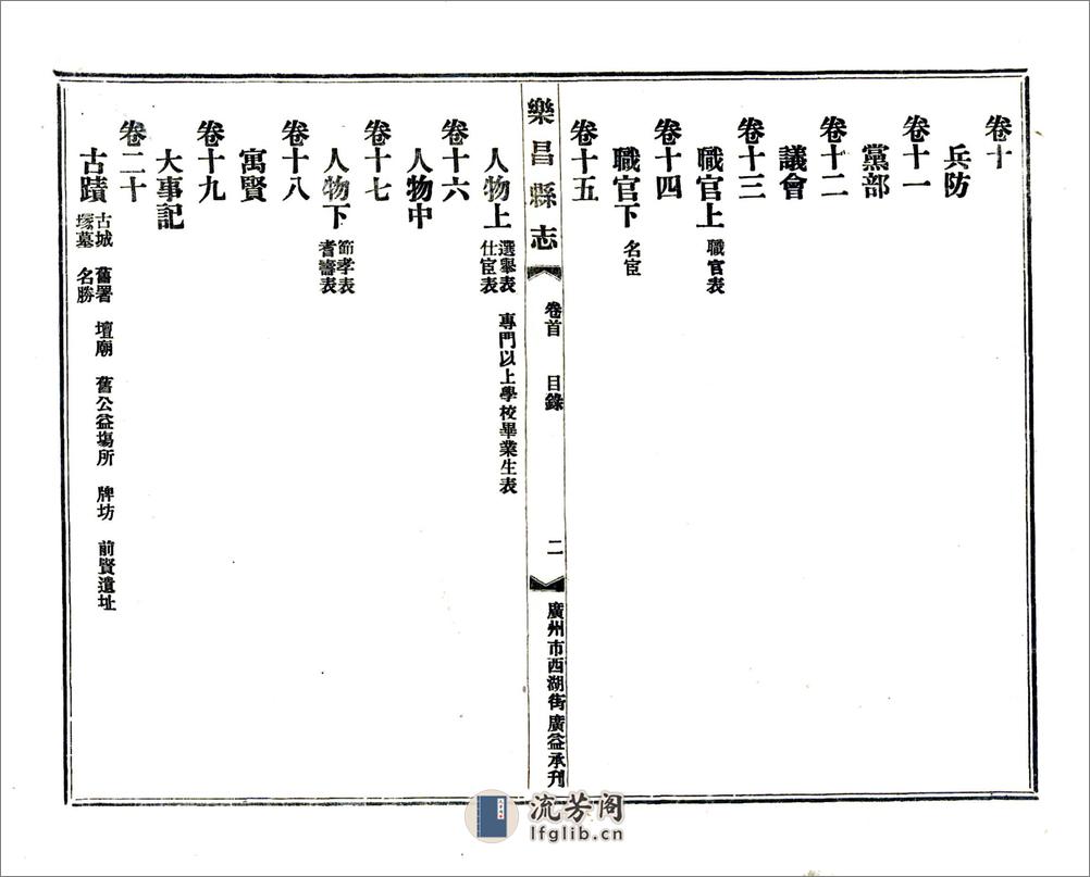 乐昌县志（民国） - 第11页预览图