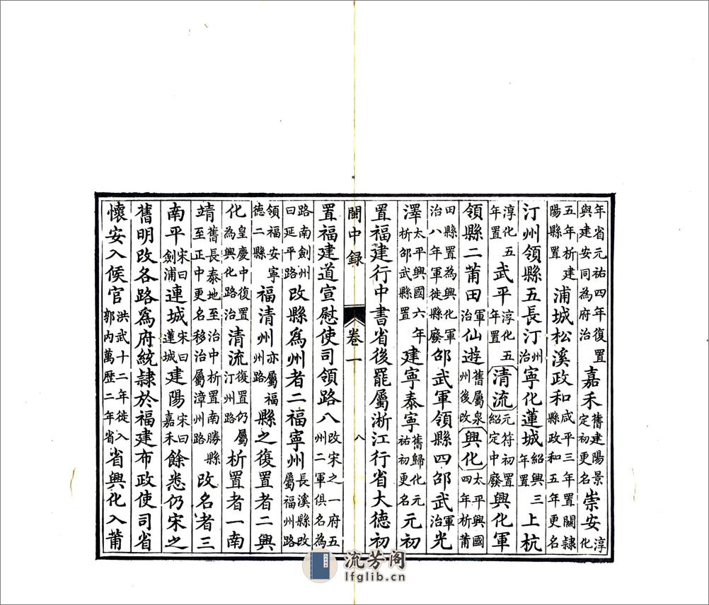 闽中录（清） - 第10页预览图