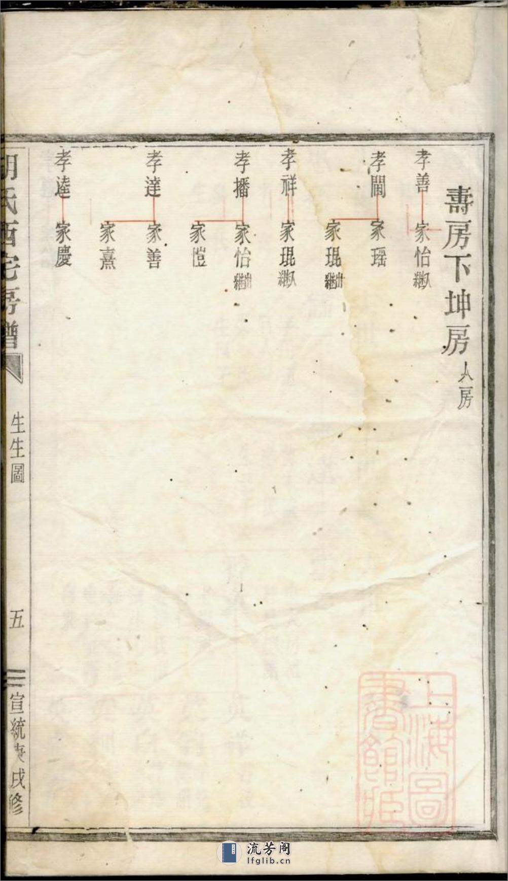 芦湾胡氏西宅房谱_001 - 第18页预览图