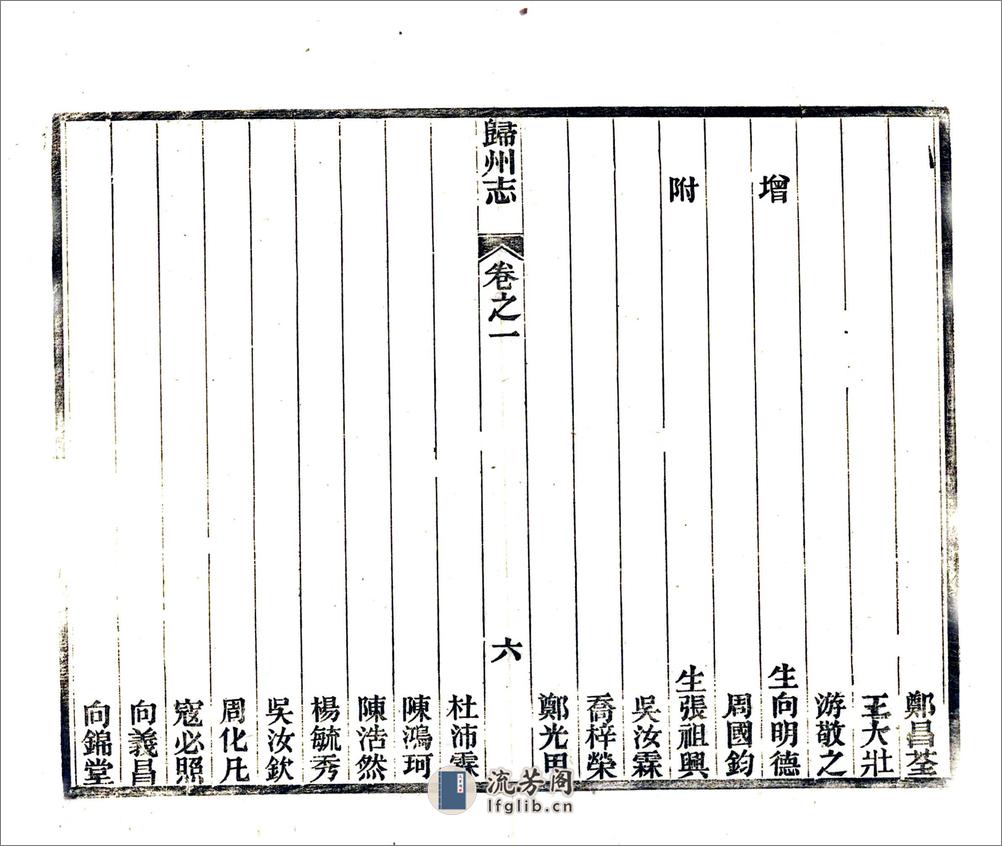 归州志（光绪27年） - 第8页预览图