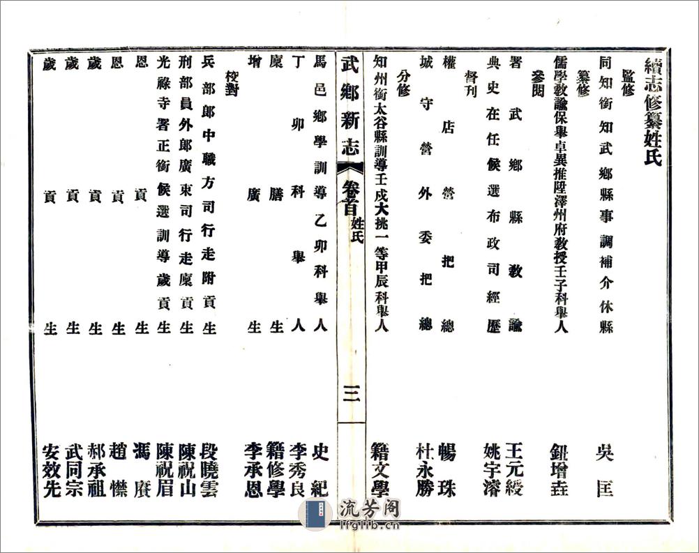 武乡新志（民国） - 第13页预览图
