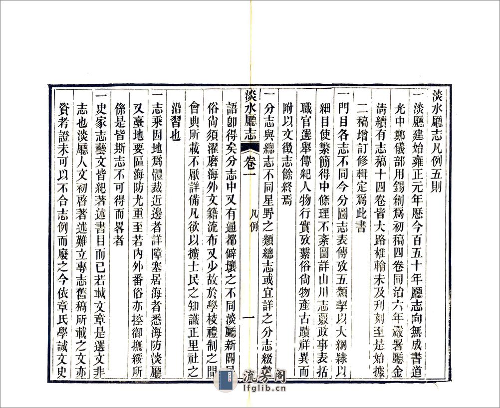 淡水厅志（同治） - 第8页预览图