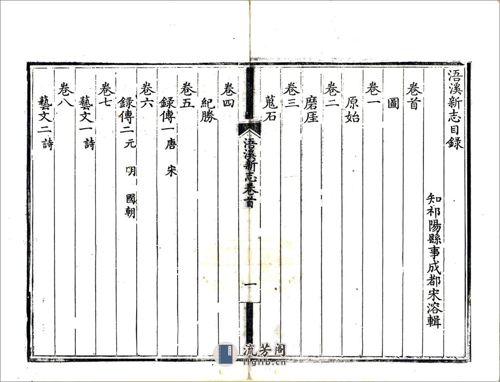 浯溪新志（乾隆） - 第7页预览图