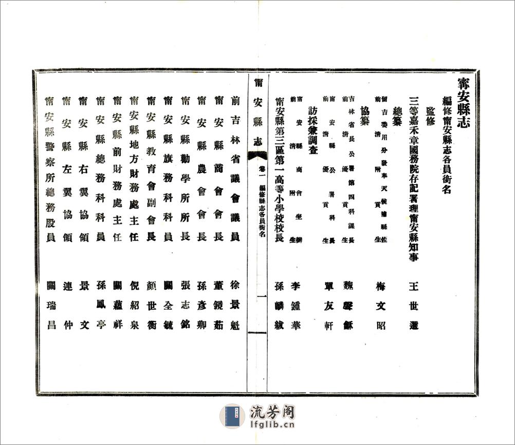 宁安县志（民国） - 第13页预览图