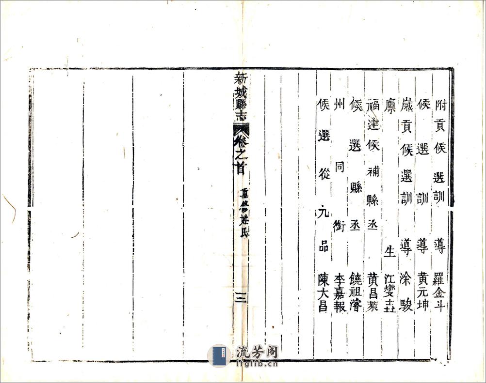 江西新城县志（同治） - 第16页预览图