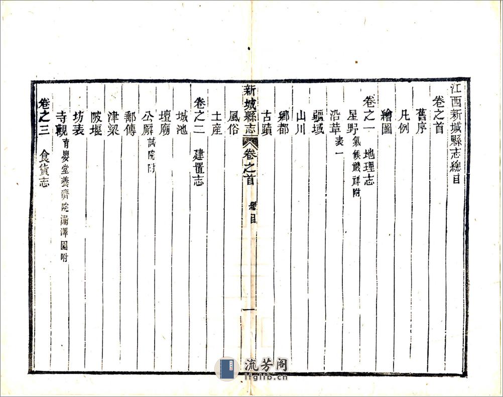 江西新城县志（同治） - 第17页预览图