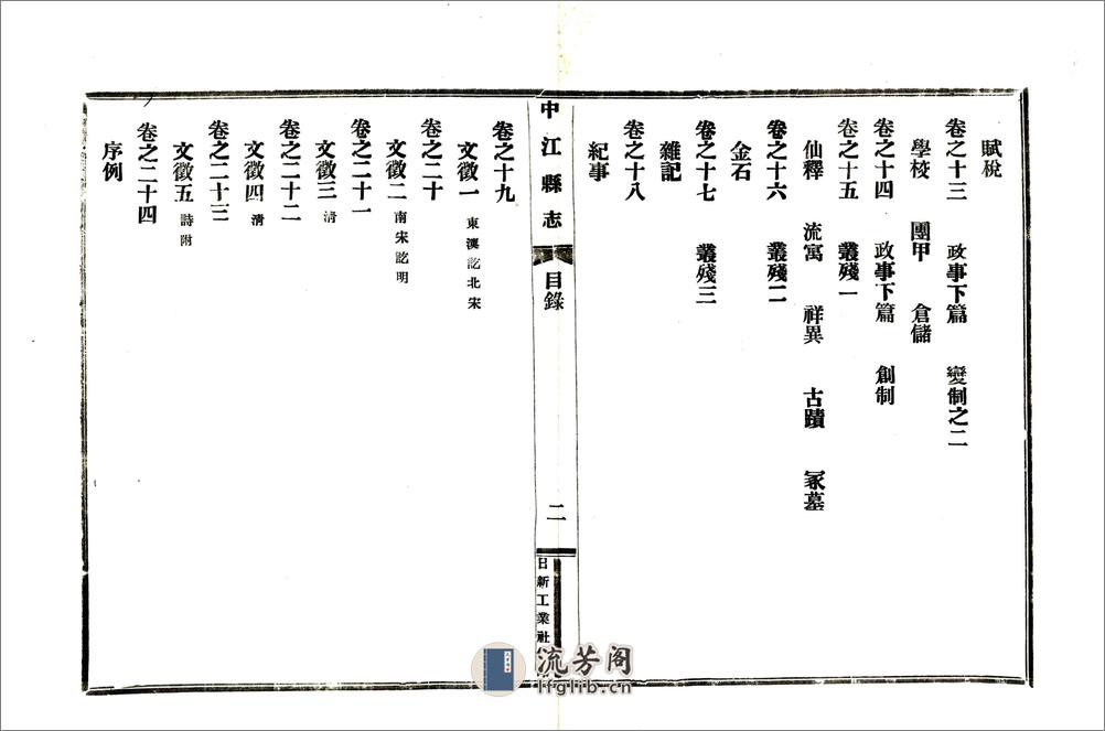 中江县志（民国） - 第11页预览图